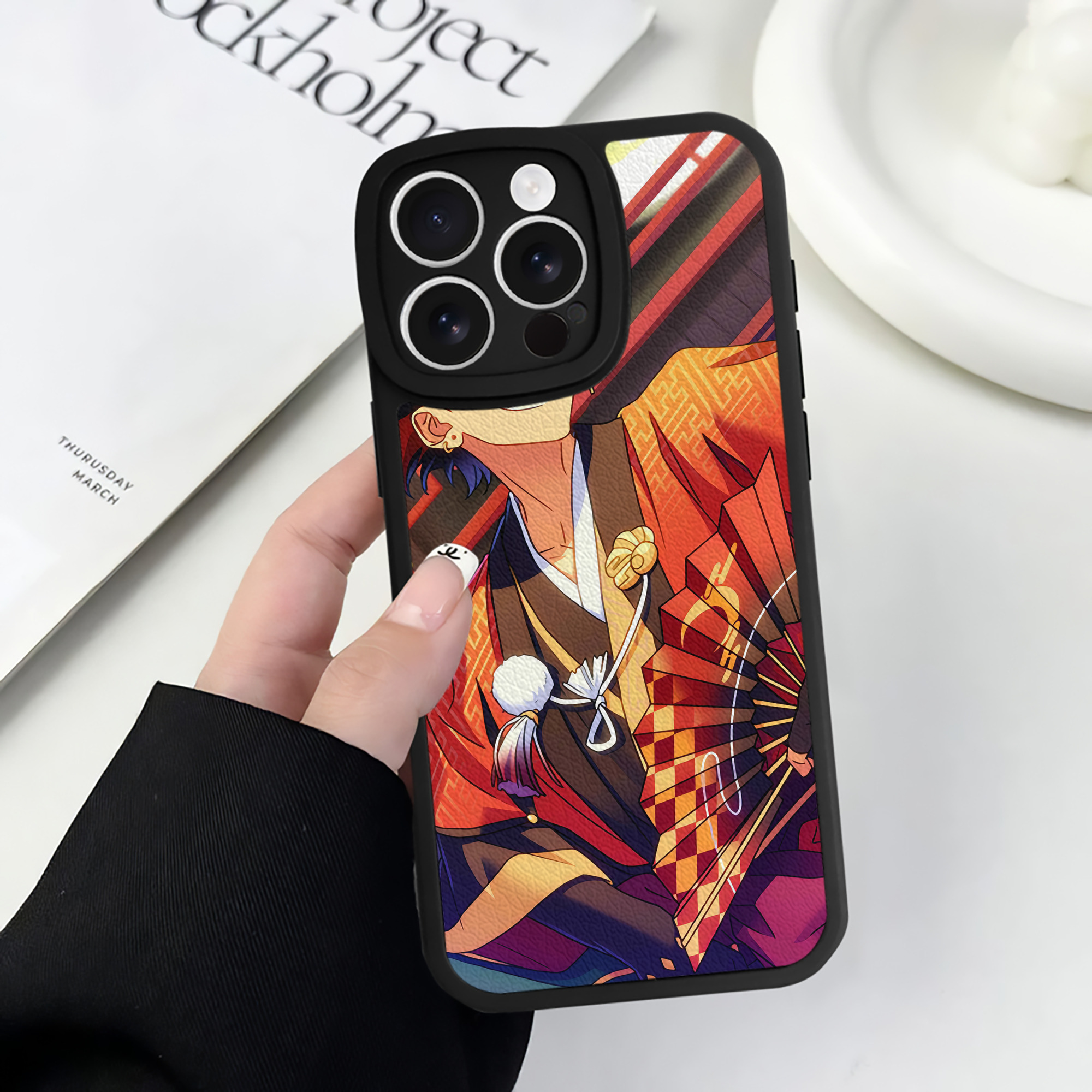 （画像用） あんさんぶるスターズ! Ensemble Stars 【iPhone 16シリーズ対応】シリコンスマホケース（レザー調） 材質：シリコン